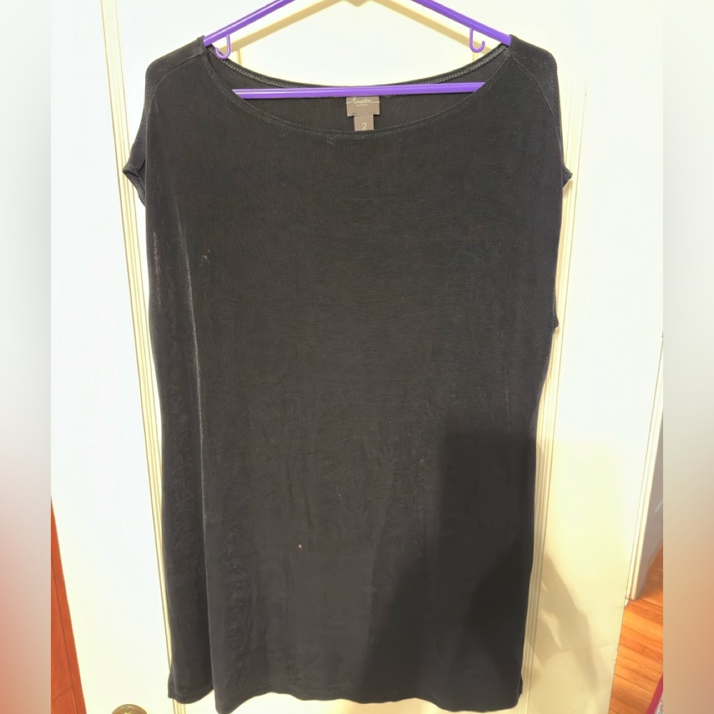 Chico’s Travelers Black Sleeveless Tunic